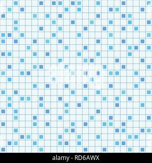 Abstract seamless squared pattern. Pattern in cells. Grid pattern. Vector simple color background. Stock Vector