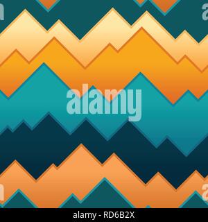 Abstract geometric pattern with colorful stripes. Abstract mountain background. Vector background. Eps 10 file. Stock Vector