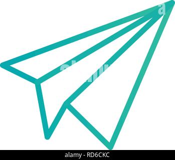 Paper Plane Sign Icon Vector Illustration For Personal And Commercial Use... Clean Look Trendy Icon... Stock Vector