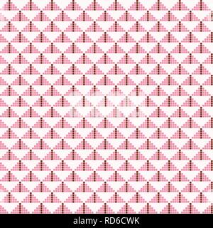 Abstract seamless pattern. Mosaic color background. Triangles made of rectangles. Vector illustration. Stock Vector