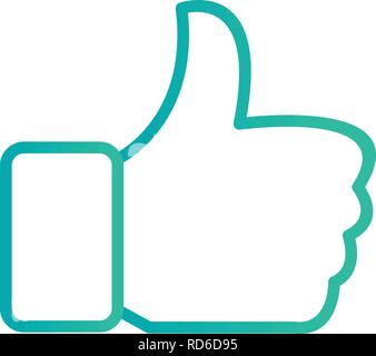 Like Sign Icon Vector Illustration For Personal And Commercial Use... Clean Look Trendy Icon.. Stock Vector