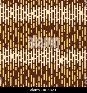 Abstract seamless pattern. Irregular rounded lines. Halftone transition. Color geometric texture. Vector background. Stock Vector