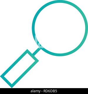 Magnifying Glass Sign Icon Vector Illustration For Personal And Commercial Use... Clean Look Trendy Icon... Stock Vector