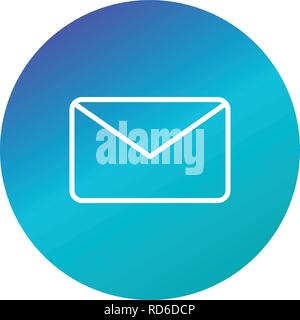 Envelope Sign Icon Vector Illustration For Personal And Commercial Use... Clean Look Trendy Icon... Stock Vector
