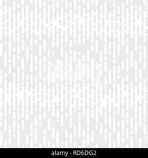 Abstract seamless pattern. Irregular Rounded Lines. Halftone transition. Monochrome geometric texture. White and gray geometric texture. Vector. Stock Vector