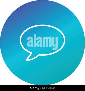 Chat Sign Icon Vector Illustration For Personal And Commercial Use... Clean Look Trendy Icon... Stock Vector