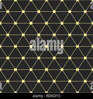 Abstract seamless pattern. Triangles with rounded corners. Vector background. Stock Vector