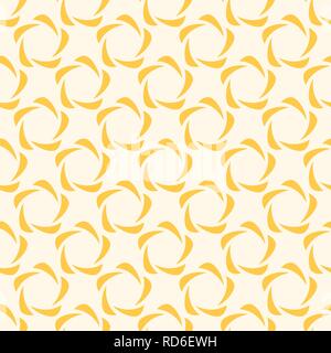 Abstract geometric round shapes color pattern. Concentric swirling shapes with curved lines rotating inwards. Vector background. Stock Vector