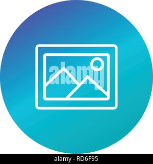 Picture Sign Icon Vector Illustration For Personal And Commercial Use... Clean Look Trendy Icon... Stock Vector