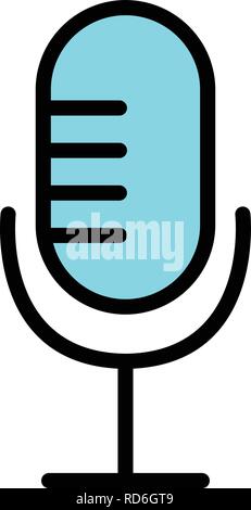 Microphone Sign Icon Vector Illustration For Personal And Commercial Use... Clean Look Trendy Icon... Stock Vector