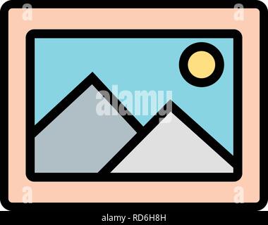 Picture Sign Icon Vector Illustration For Personal And Commercial Use... Clean Look Trendy Icon... Stock Vector