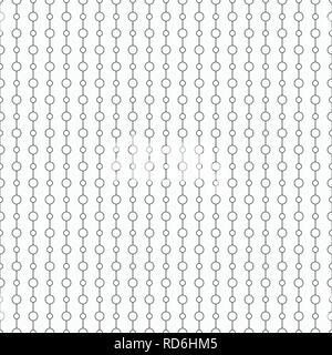 Abstract simple pattern with circles. Monochrome geometric shapes. Circles connected by lines. Trendy pattern for fabric, wallpapers, wrapping paper. Stock Vector
