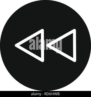 Back Sign Icon Vector Illustration For Personal And Commercial Use... Clean Look Trendy Icon... Stock Vector