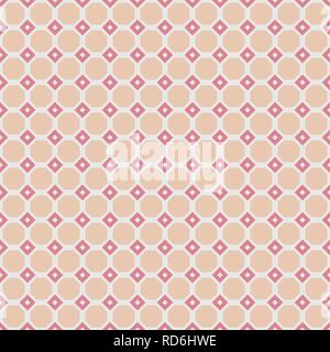 Geometric abstract seamless tile pattern. Modern stylish texture. Repeating geometric tiles with octagons and rhombuses. Stock Vector