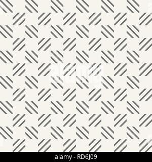 Abstract seamless pattern with diagonal inclined lines. Checkered vector background. Stock Vector