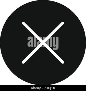 Cancel Sign Icon Vector Illustration For Personal And Commercial Use... Clean Look Trendy Icon... Stock Vector