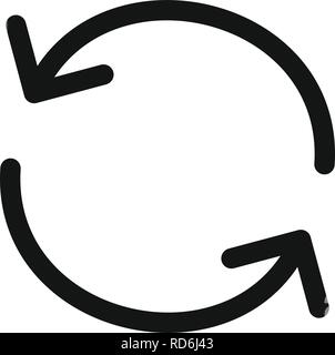 Reload Sign Icon Vector Illustration For Personal And Commercial Use... Clean Look Trendy Icon... Stock Vector