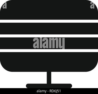 Monitor Sign Icon Vector Illustration For Personal And Commercial Use... Clean Look Trendy Icon... Stock Vector