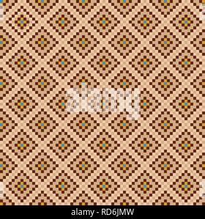 Color ceramic tile mosaic. Vector seamless pattern. Design for cover, textile, pool, kitchen, bathroom, floor. Stock Vector