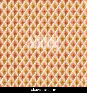 Seamless pattern with rhombuses. Volumetric abstract texture. Modern stylish texture. Repeating geometric tiles. Vector background. Stock Vector