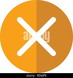 Cancel Sign Icon Vector Illustration For Personal And Commercial Use... Clean Look Trendy Icon... Stock Vector