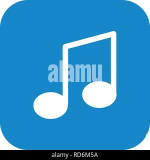 Music Note Sign Icon Vector Illustration For Personal And Commercial Use... Clean Look Trendy Icon... Stock Vector