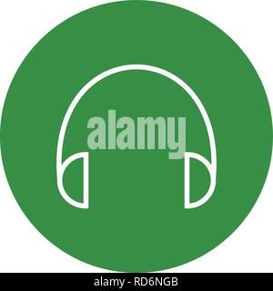 Headphones Sign Icon Vector Illustration For Personal And Commercial Use... Clean Look Trendy Icon... Stock Vector