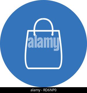 Shopping Bag Sign Icon Vector Illustration For Personal And Commercial Use... Clean Look Trendy Icon... Stock Vector