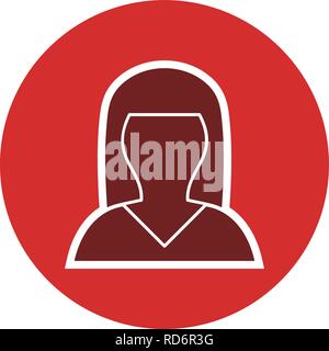 Female Avatar Sign Icon Vector Illustration For Personal And Commercial Use... Clean Look Trendy Icon... Stock Vector