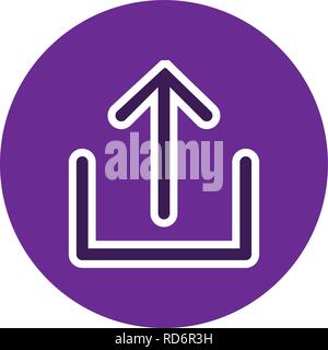 Upload Sign Icon Vector Illustration For Personal And Commercial Use... Clean Look Trendy Icon... Stock Vector