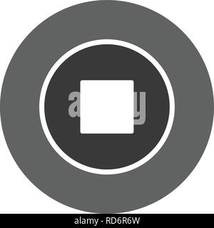 Stop Sign Icon Vector Illustration For Personal And Commercial Use... Clean Look Trendy Icon... Stock Vector