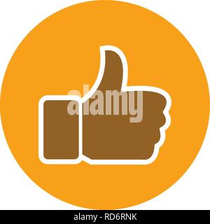 Like Sign Icon Vector Illustration For Personal And Commercial Use... Clean Look Trendy Icon.. Stock Vector