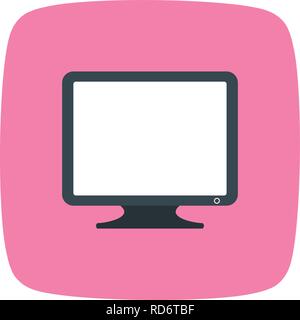 Monitor Sign Icon Vector Illustration For Personal And Commercial Use... Clean Look Trendy Icon... Stock Vector