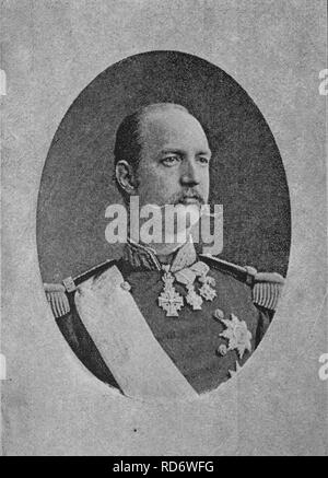 George I, 1845 - 1913, King of Greece, woodcut from 1880