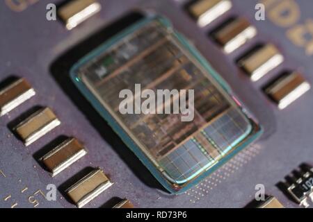 AMD Athlon K7 Thunderbird A0900AMT3B AFFA 0031RPBW Stock Photo