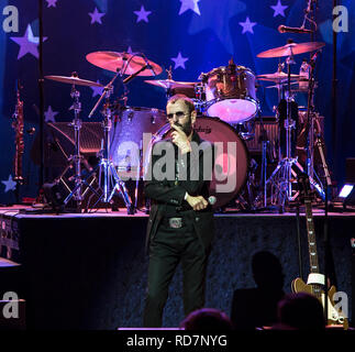 Ringo Starr performs at Massey Hall in Toronto Stock Photo