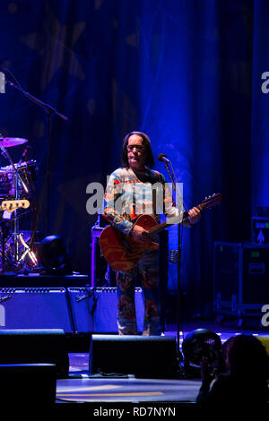 Guitarist Todd Rundgren performs at Massey Hall in Toronto with the Ringo Starr All-Starr band. Stock Photo