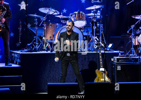 Ringo Starr performs at Massey Hall in Toronto Stock Photo