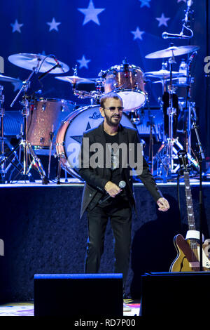 Ringo Starr performs at Massey Hall in Toronto Stock Photo