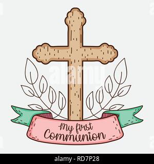 first communion cross clip art