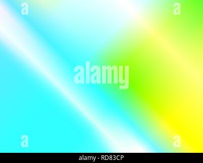 Rainbow beams of light. Holographic iridescent background Stock Vector