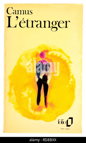 L'Etranger (Albert Camus: 1942) The Starnger / Outsider - French Edition Stock Photo