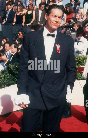 PASADENA, CA - SEPTEMBER 19: Actor Danny Quinn attends the 45th Annual Primetime Emmy Awards on September 19, 1993 at Pasadena Civic Auditorium in Pasadena, California. Photo by Barry King/Alamy Stock Photo Stock Photo