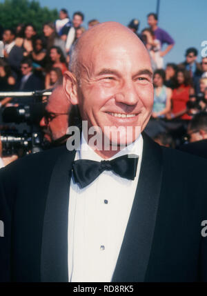 PASADENA, CA - SEPTEMBER 19: Actor Patrick Stewart attends the 45th Annual Primetime Emmy Awards on September 19, 1993 at Pasadena Civic Auditorium in Pasadena, California. Photo by Barry King/Alamy Stock Photo Stock Photo