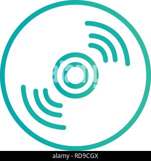 Compact Disk Sign Icon Vector Illustration For Personal And Commercial Use... Clean Look Trendy Icon... Stock Vector