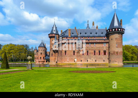 De Haar Castle near Utrecht, The Netherlands Stock Photo