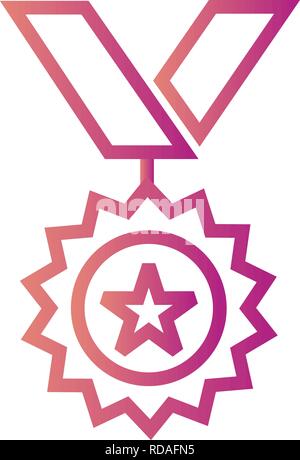 Medal Sign Icon Vector Illustration For Personal And Commercial Use... Clean Look Trendy Icon... Stock Vector