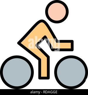 Cyclist Sign Icon Vector Illustration For Personal And Commercial Use... Clean Look Trendy Icon... Stock Vector