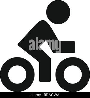 Cyclist Sign Icon Vector Illustration For Personal And Commercial Use... Clean Look Trendy Icon... Stock Vector