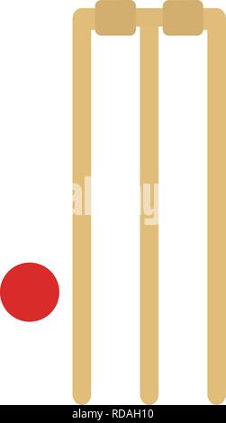 Cricket Sign Icon Vector Illustration For Personal And Commercial Use... Clean Look Trendy Icon.. Stock Vector